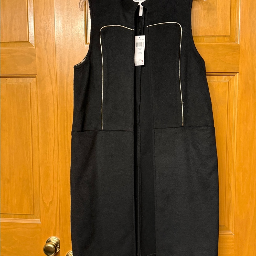 BCBGeneration NWT Black Vest with White Trim
